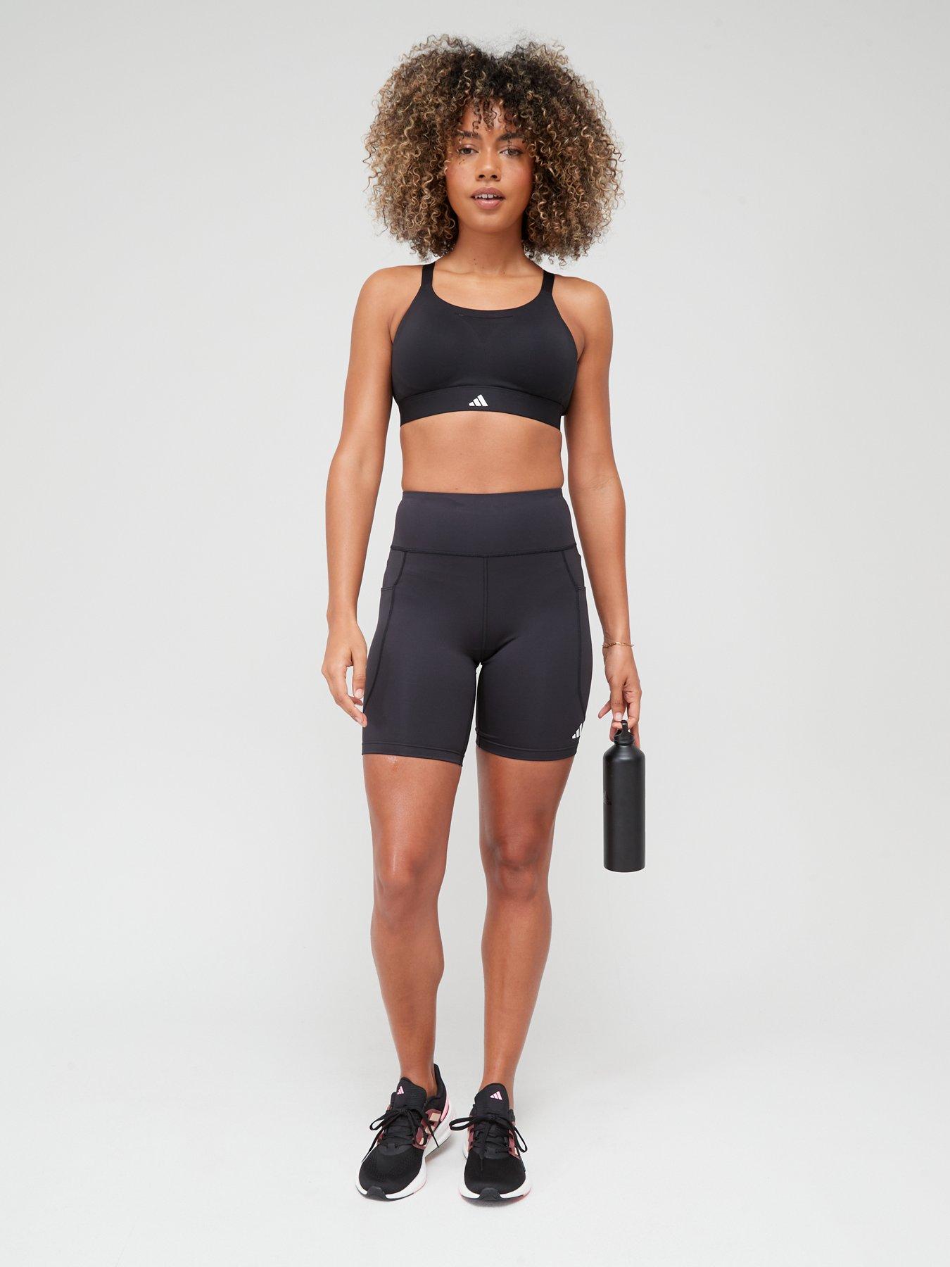 adidas Women's Performance Dailyrun 5-inch Short Leggings - BLACK