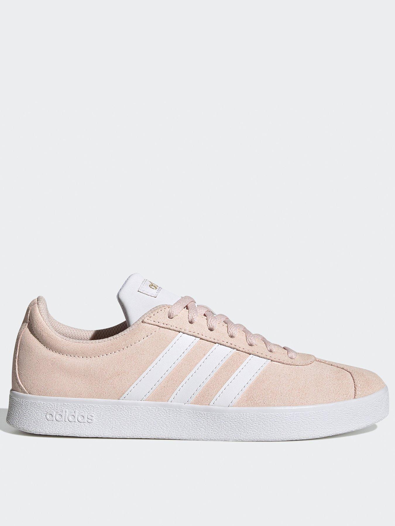 adidas vl court pink