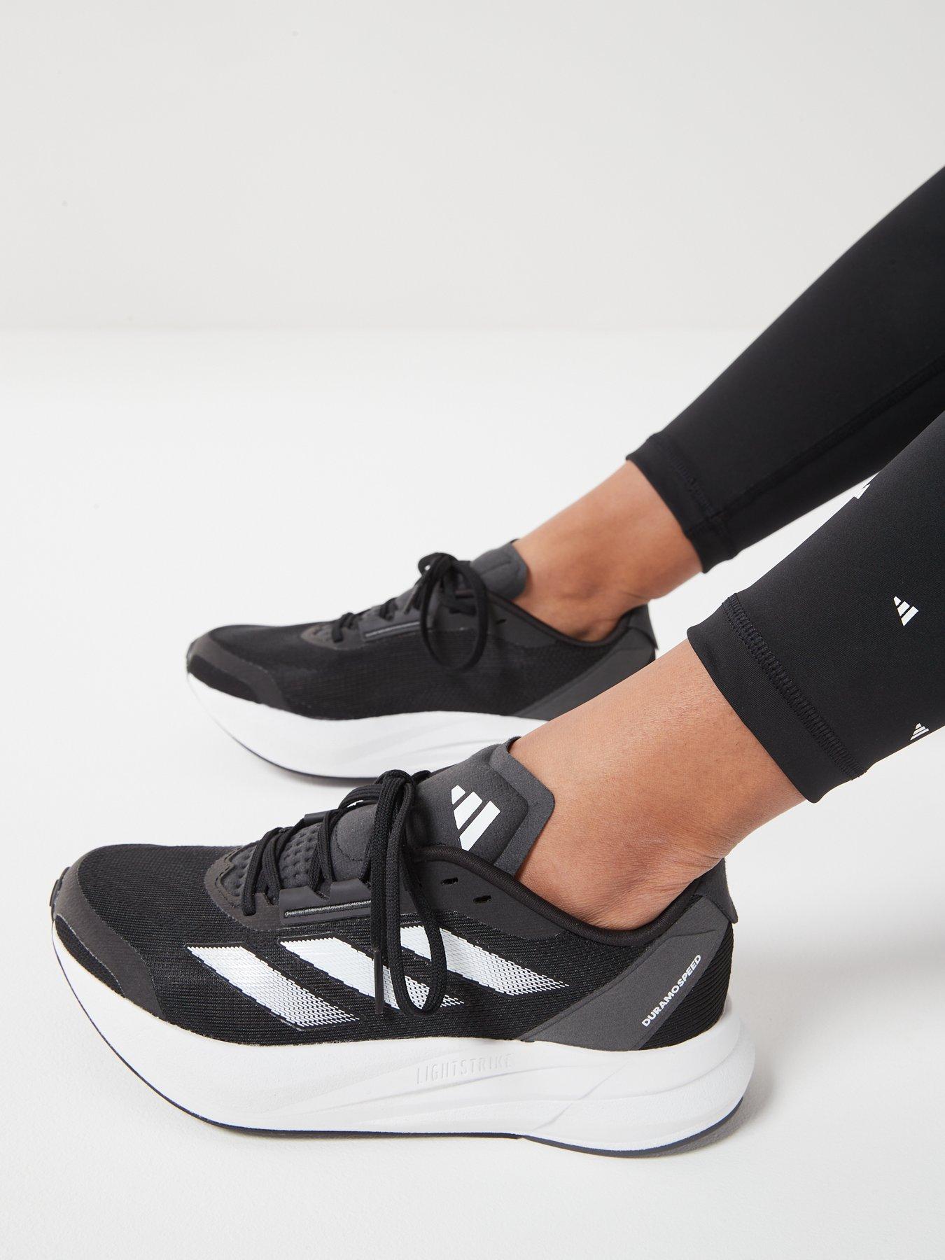 adidas Duramo Speed Running Trainers Black littlewoods