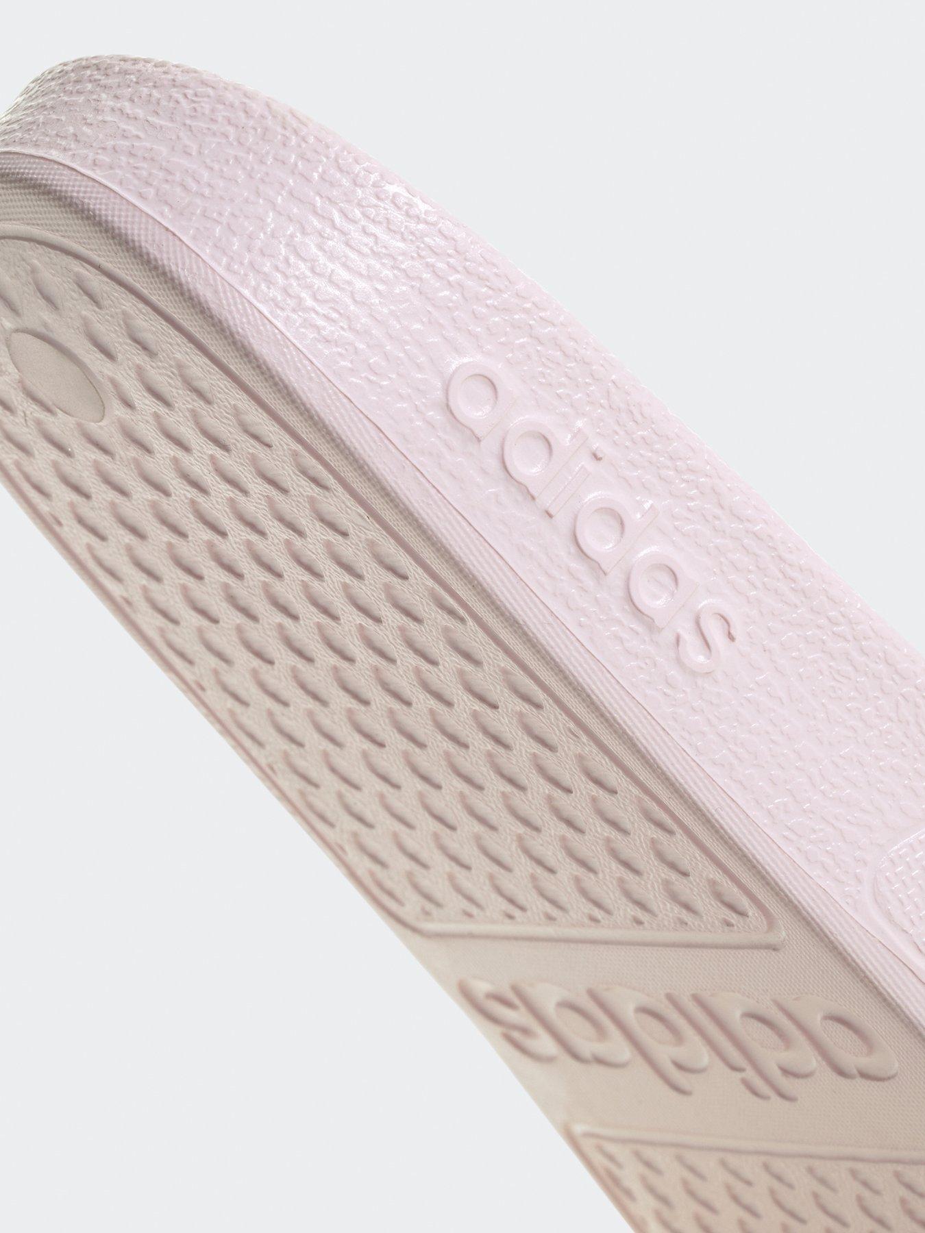  image of adidas-sportswear-womens-adilette-aqua-sliders-light-pink