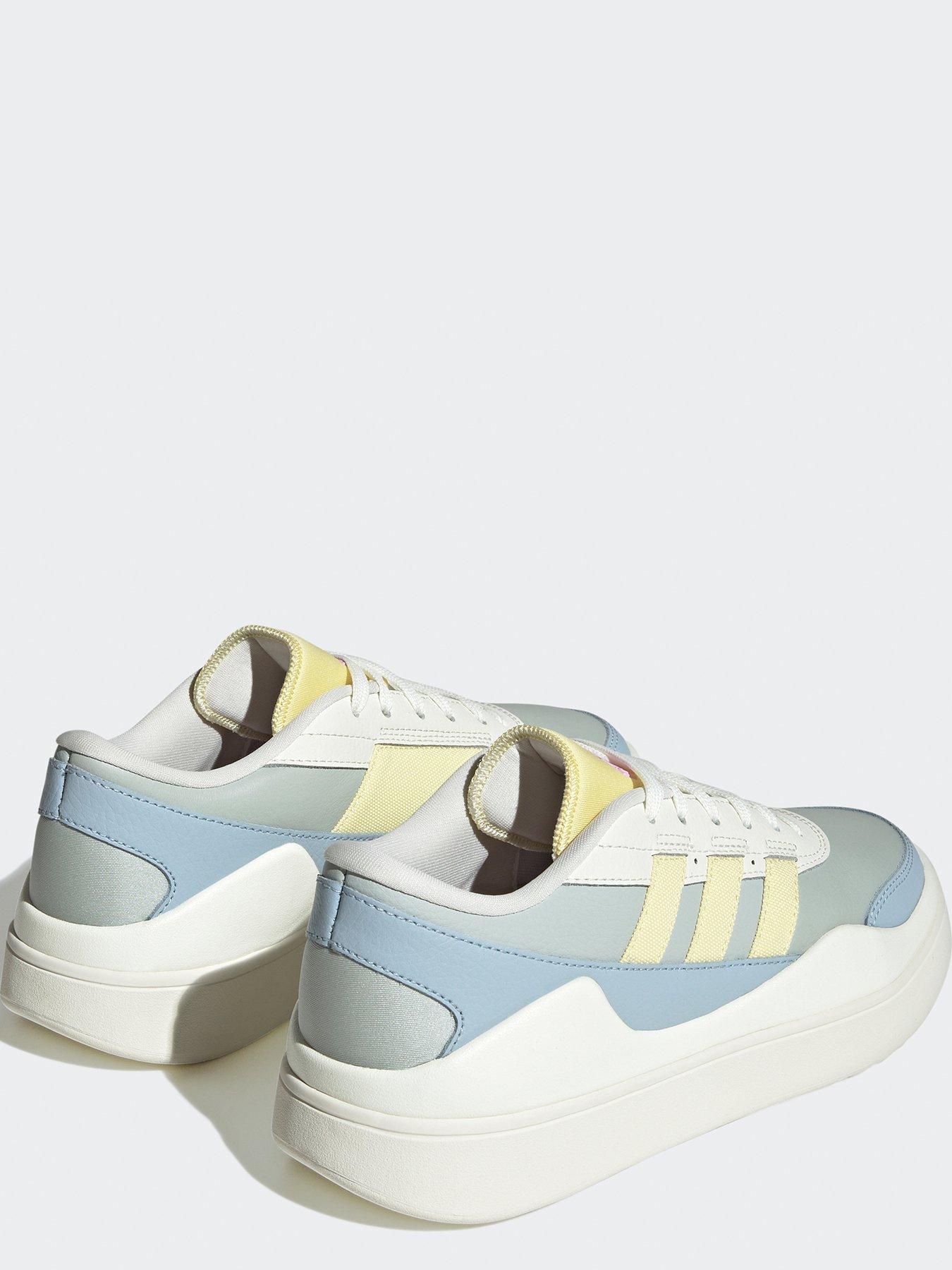 Adidas originals off white and yellow nite jogger hot sale trainers