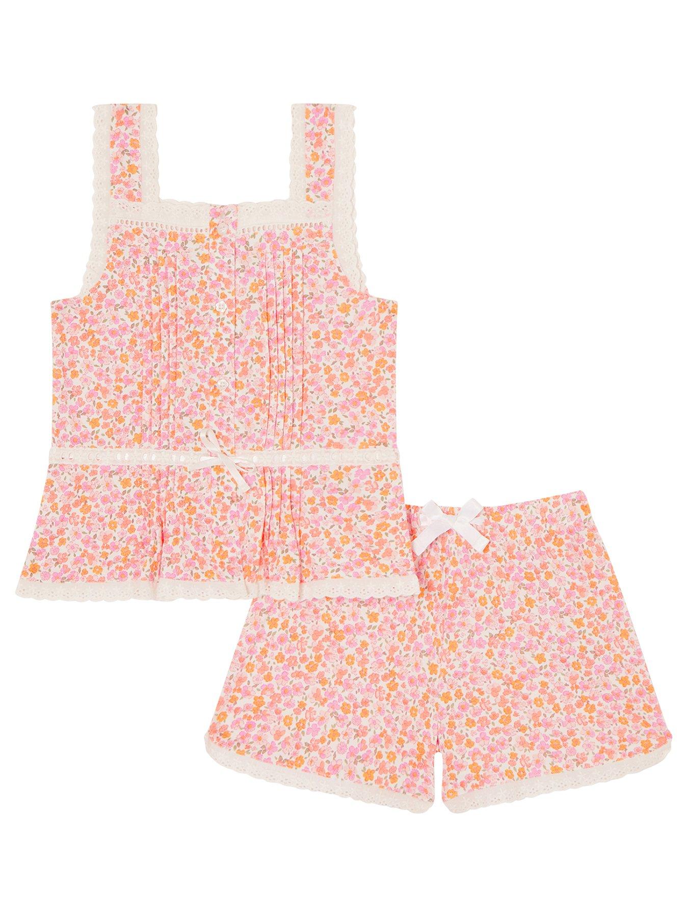 monsoon-girls-ditsy-jersey-summer-pyjama-set-pink