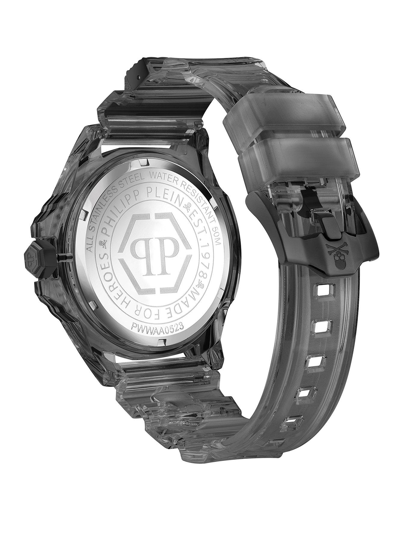  image of philipp-plein-mens-highconic-skull-synthetic-watch