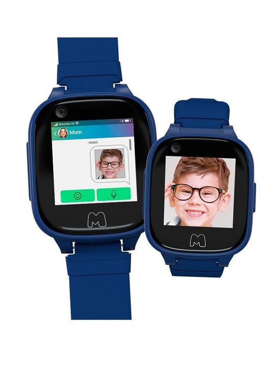 stillFront image of moochies-connect-smartwatch-4g-navy