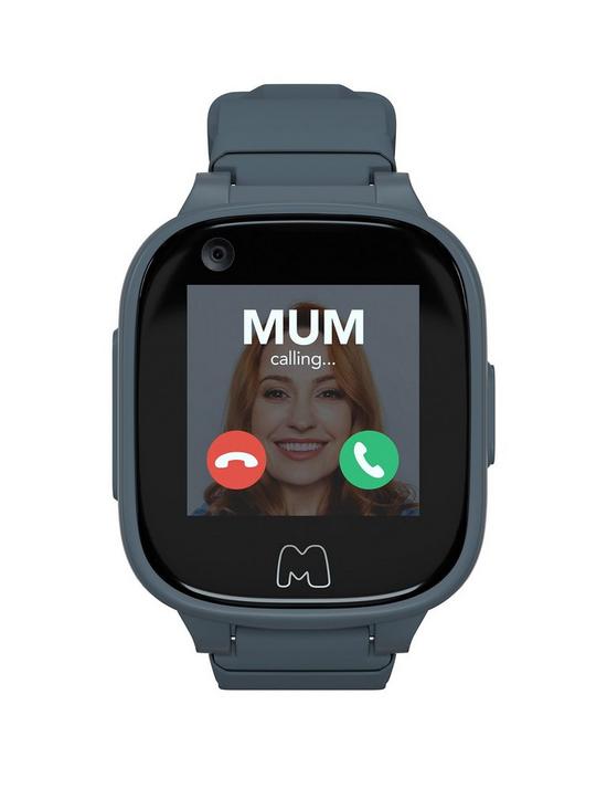 front image of moochies-connect-smartwatch-4g-grey