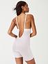  image of spanx-suit-your-fancy-plunge-low-back-mid-thigh-bodysuit-beige