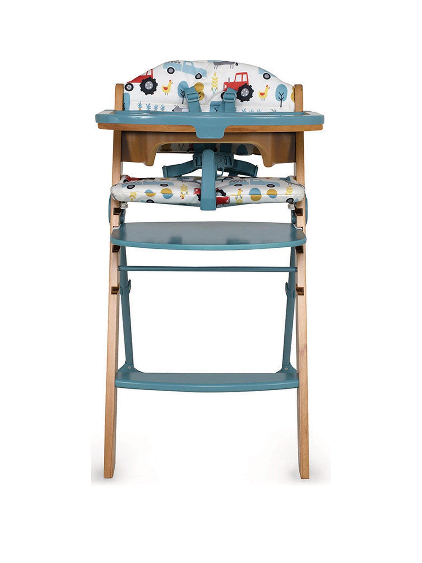 undefined Waffle Wooden Highchair (6 months - 100kg) - Old Macdonald