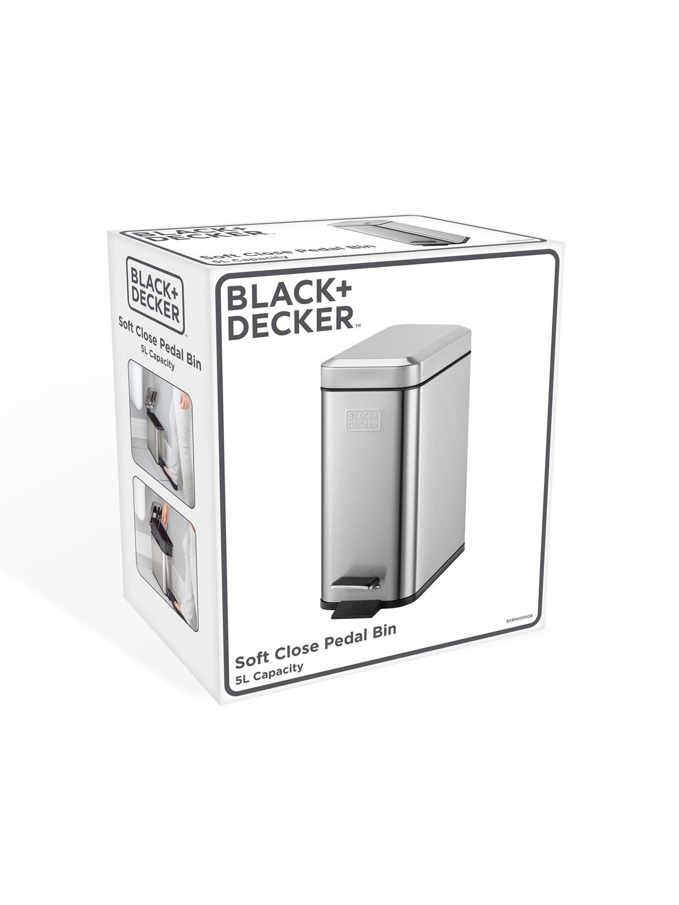Image 7 of 7 of Black & Decker 5L Slimline Soft Close Pedal Bin