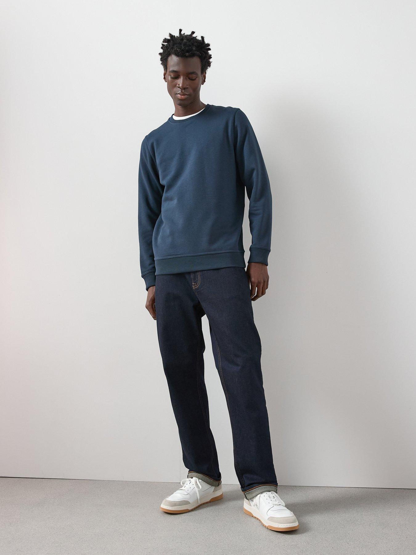 Image 3 of 6 of Very Man Crew Neck Sweater&nbsp;- Navy
