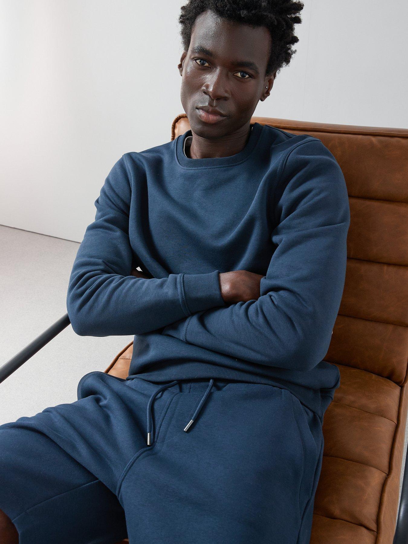 Image 6 of 6 of Very Man Crew Neck Sweater&nbsp;- Navy