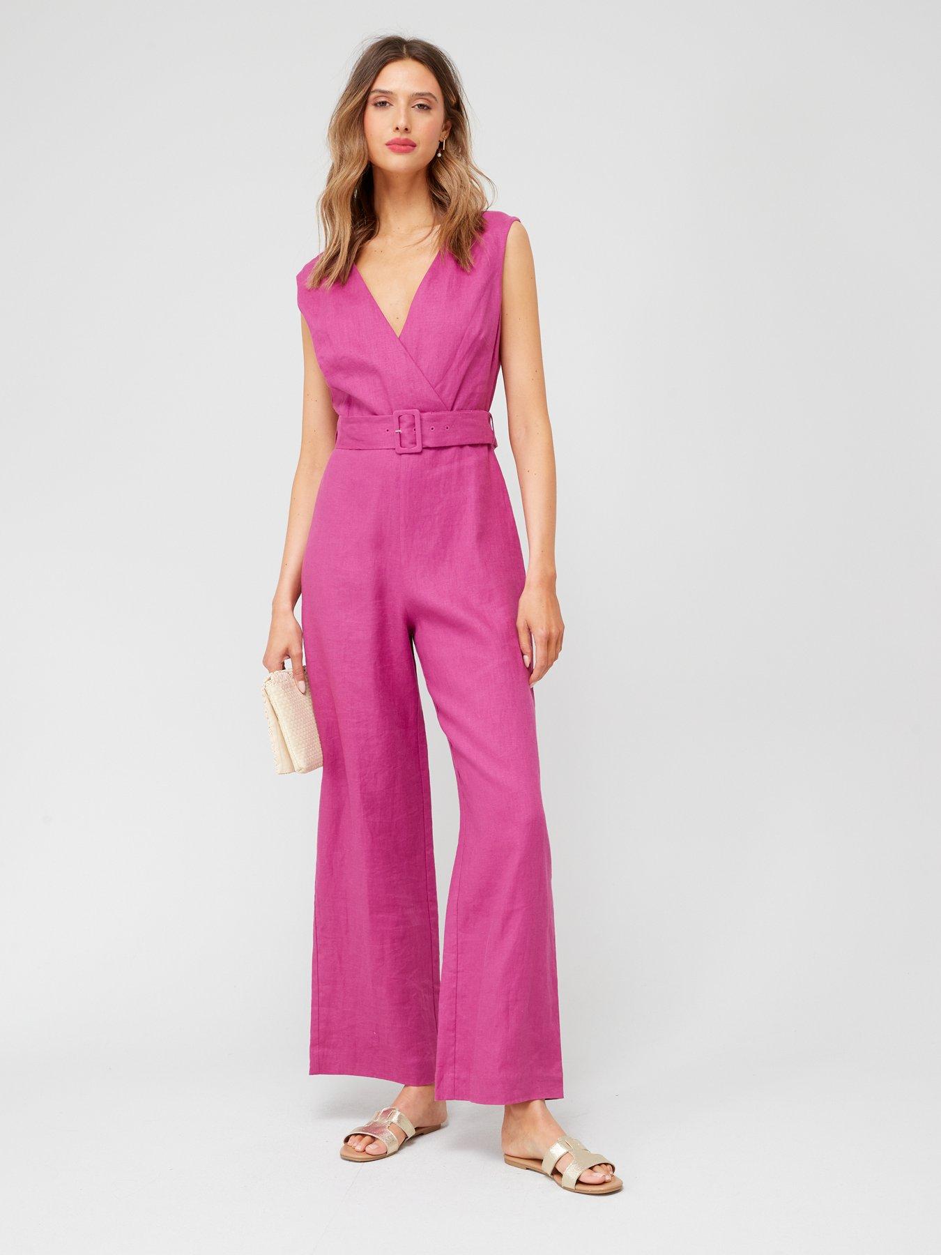 Mango 2024 pink jumpsuit