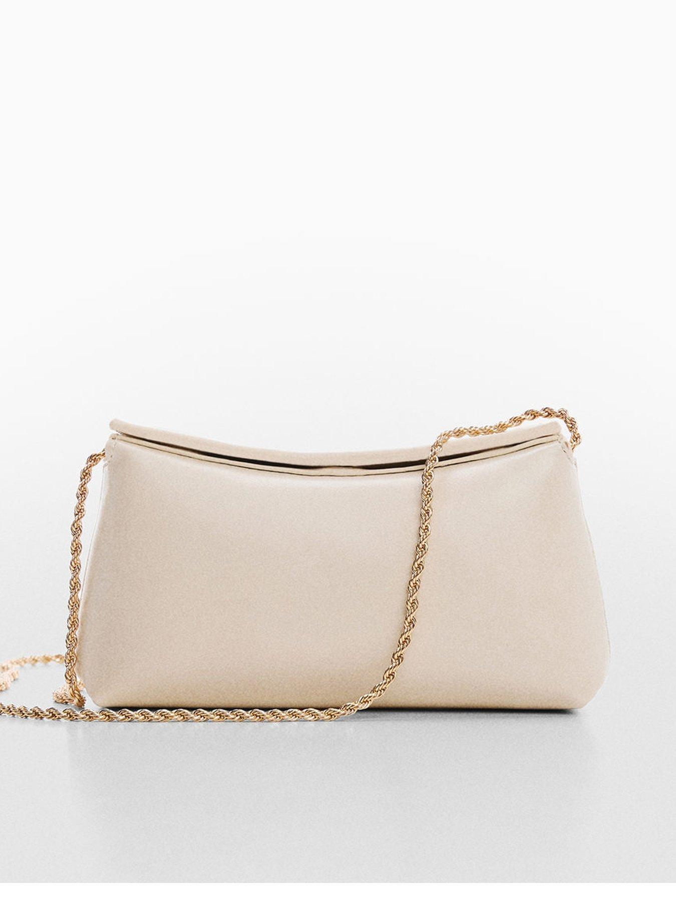 Chain baguette bag online mango