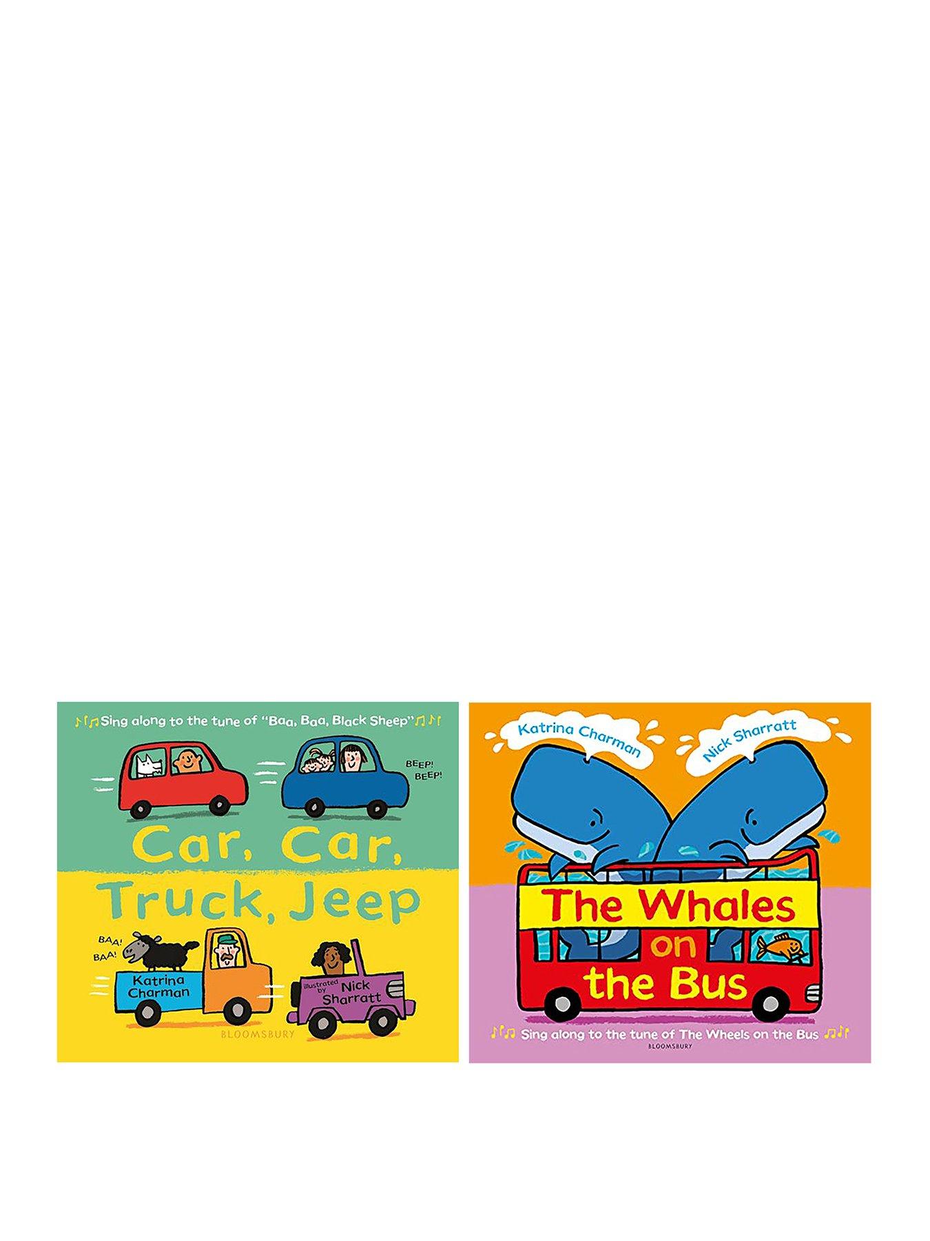 undefined Nursery Rhymes - Car, Car, Truck & Whales on the Bus - 2 Bookset