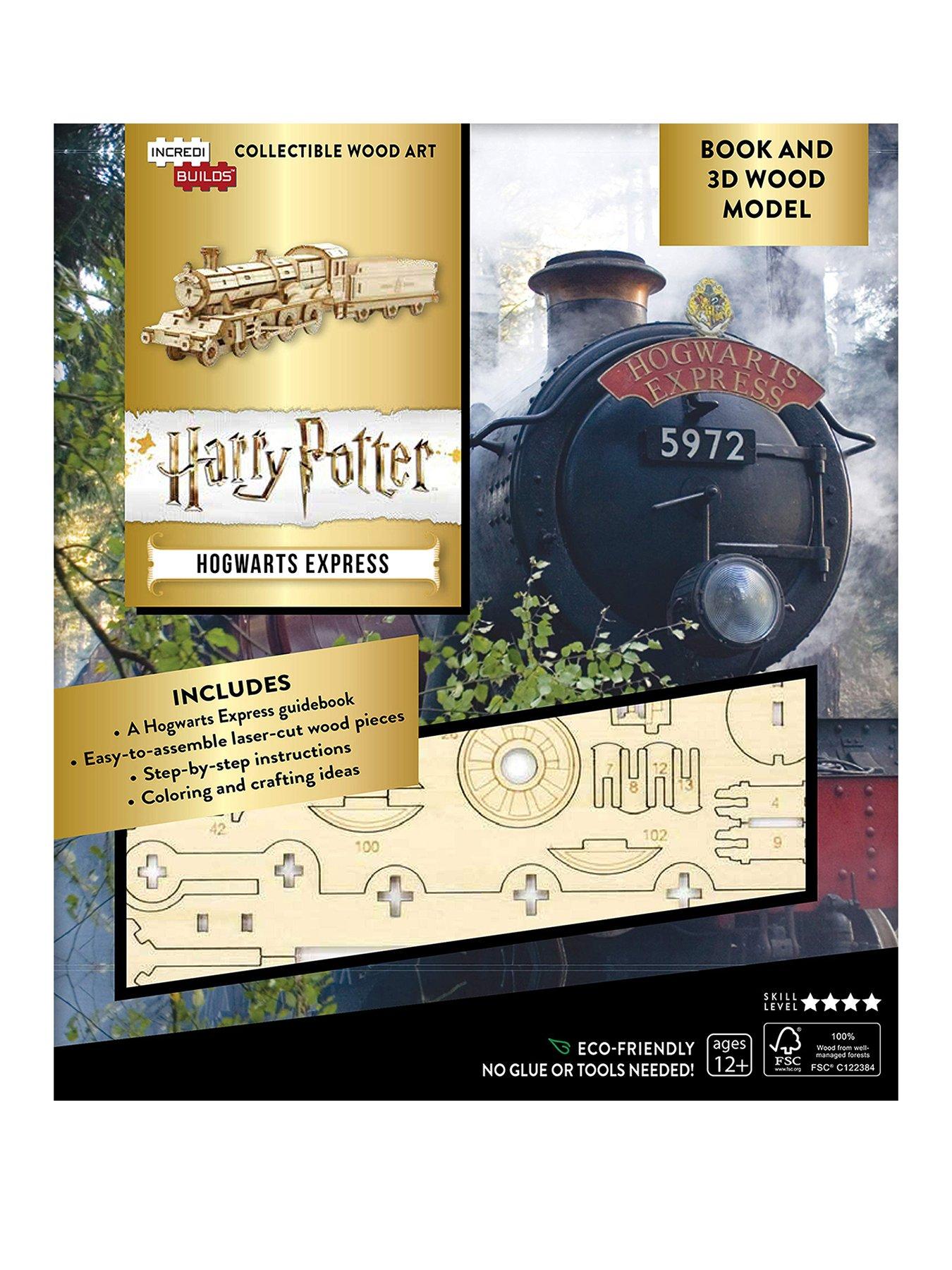 Image 1 of 3 of Harry Potter Hogwarts Express 3D Model &amp; Book