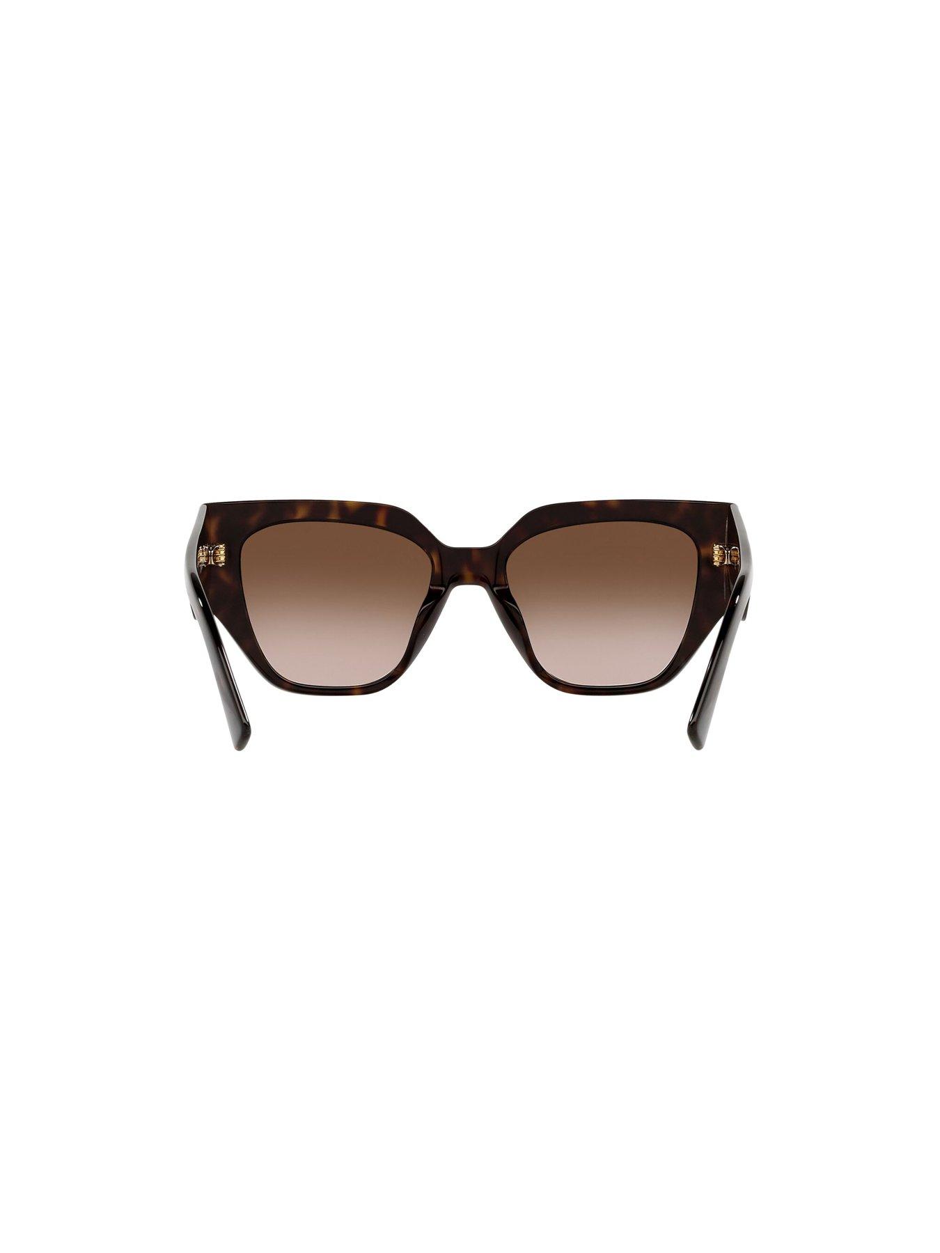  image of vogue-eyewear-irregular-dark-havana-sunglass