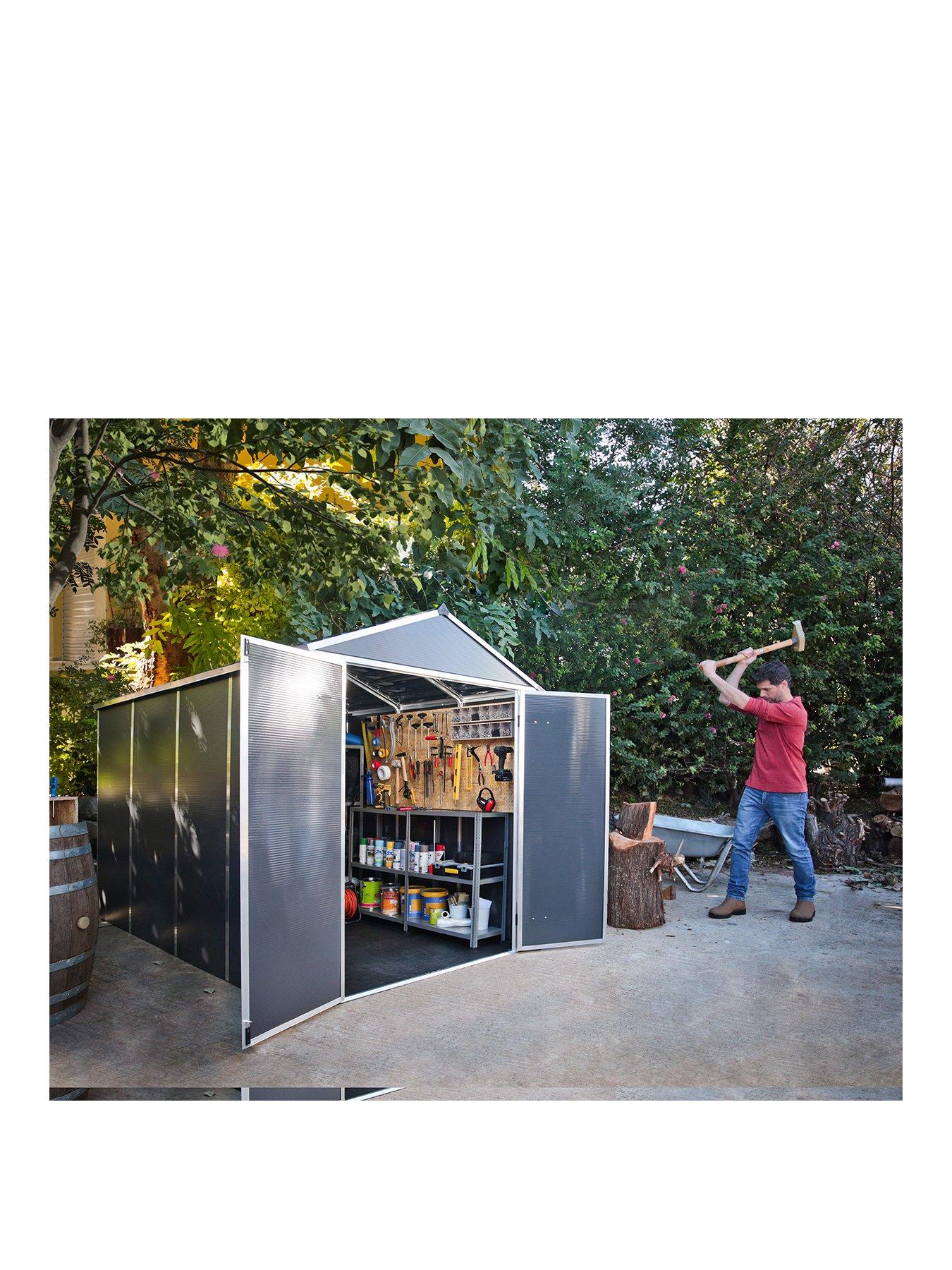 Image 1 of 5 of Canopia by Palram Rubicon Shed 6x10ft&nbsp;- Dark Grey