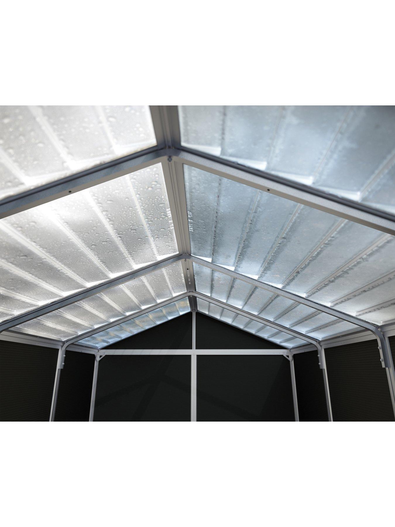 Image 2 of 5 of Canopia by Palram Rubicon Shed 6x10ft&nbsp;- Dark Grey