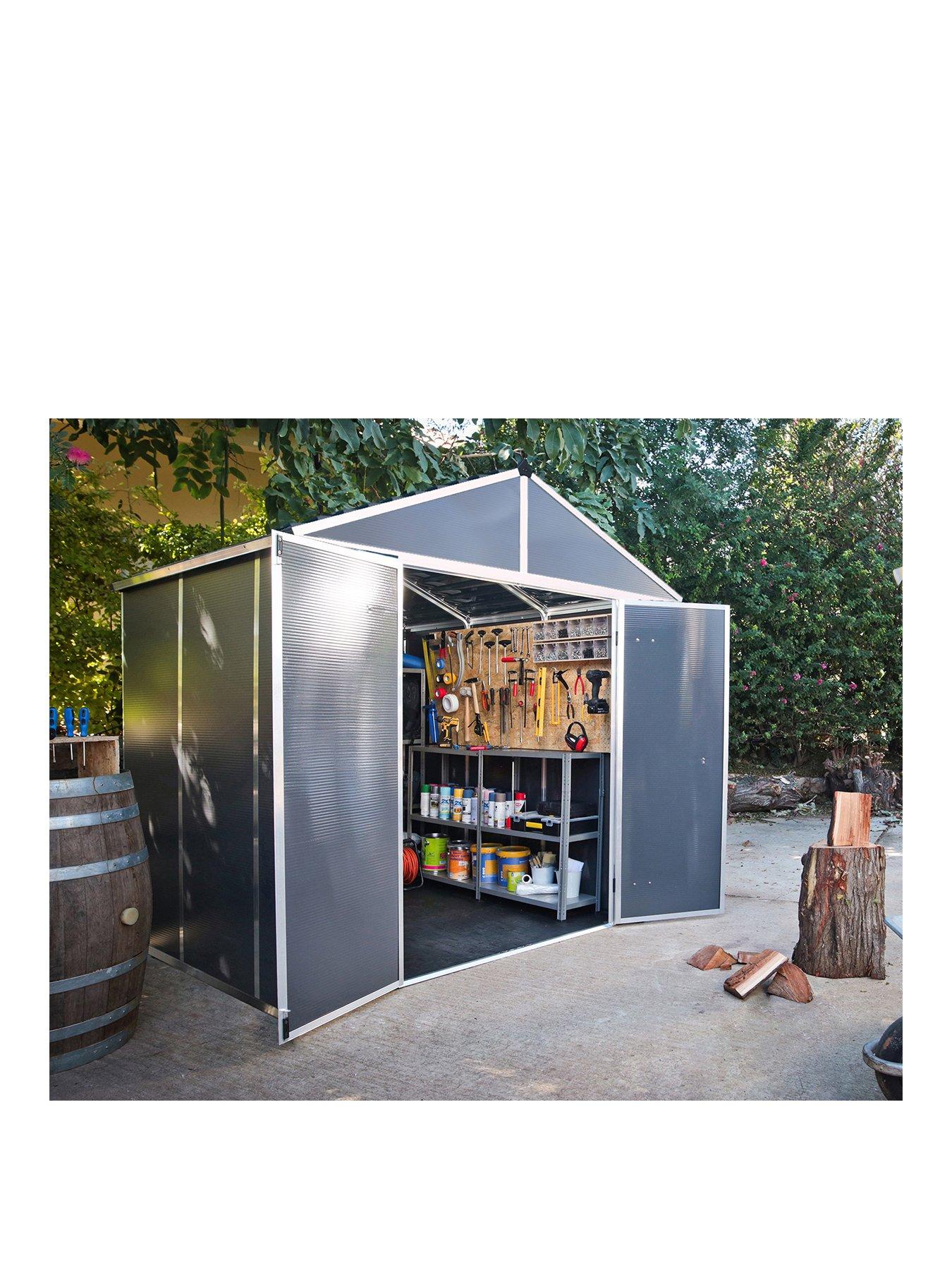canopia-by-palram-rubicon-shed-8-x-8ft-dark-grey