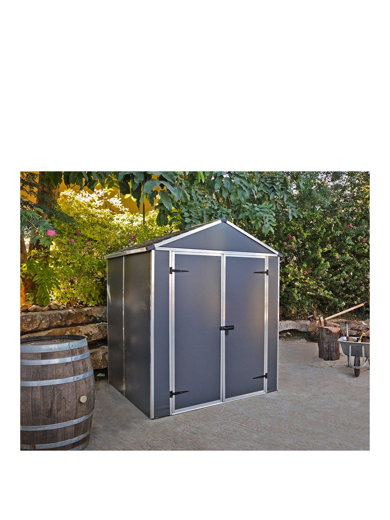 undefined Rubicon Shed 6 x 5ft - Dark Grey