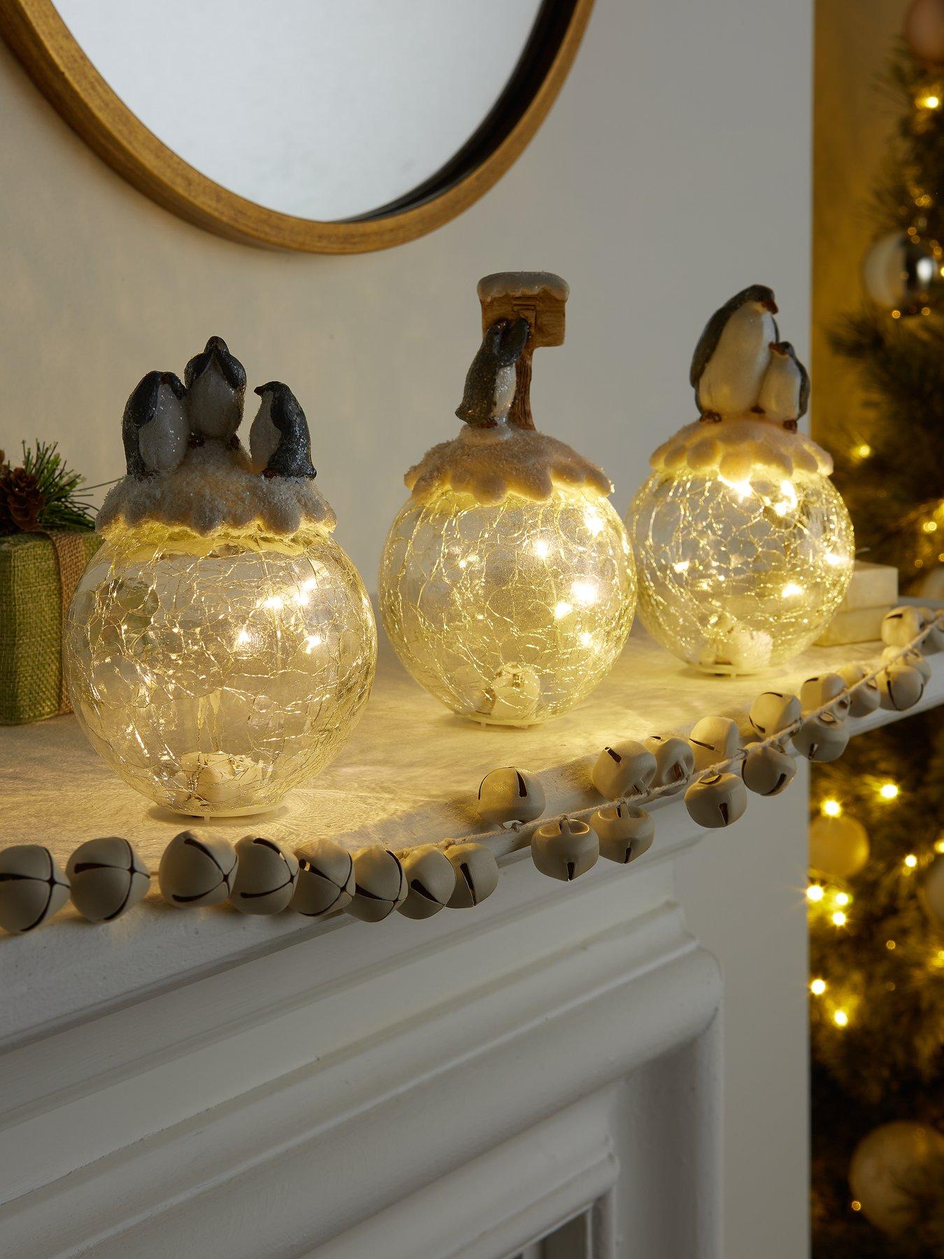 undefined Set of 3 Light-Up Penguin Balls