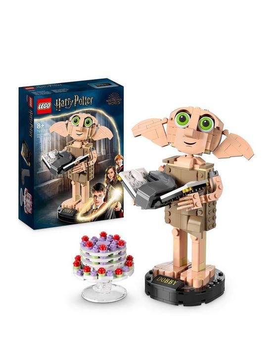 front image of lego-harry-potter-dobby-the-house-elf-figure-76421