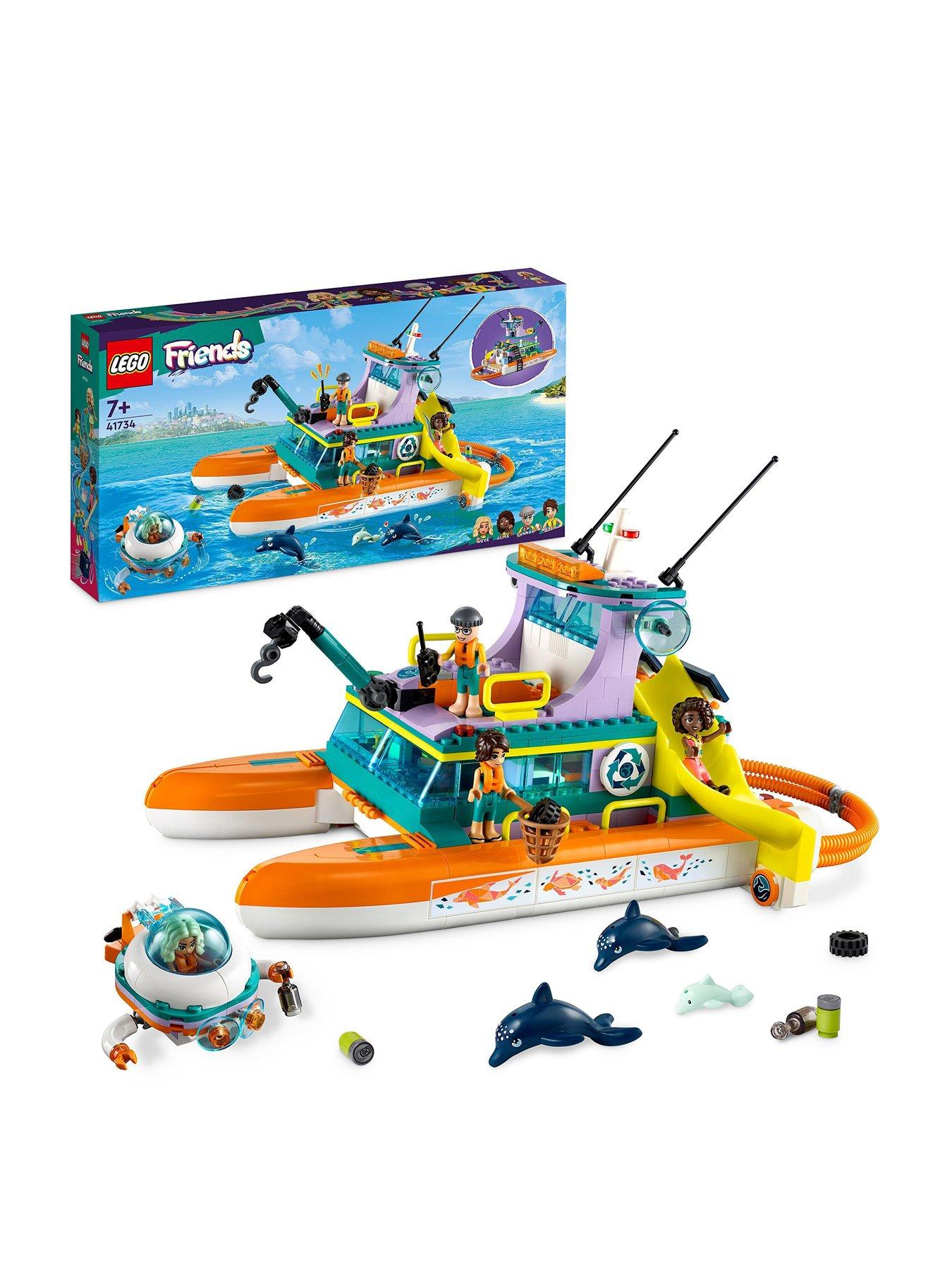 LEGO Friends Sea Rescue Boat Toy Playset 41734