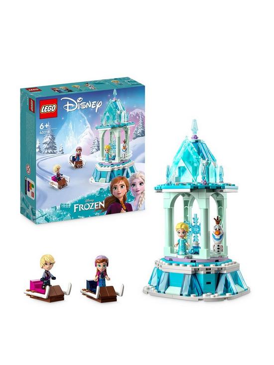 front image of lego-disney-princess-frozen-anna-amp-elsa-merry-go-round-43218
