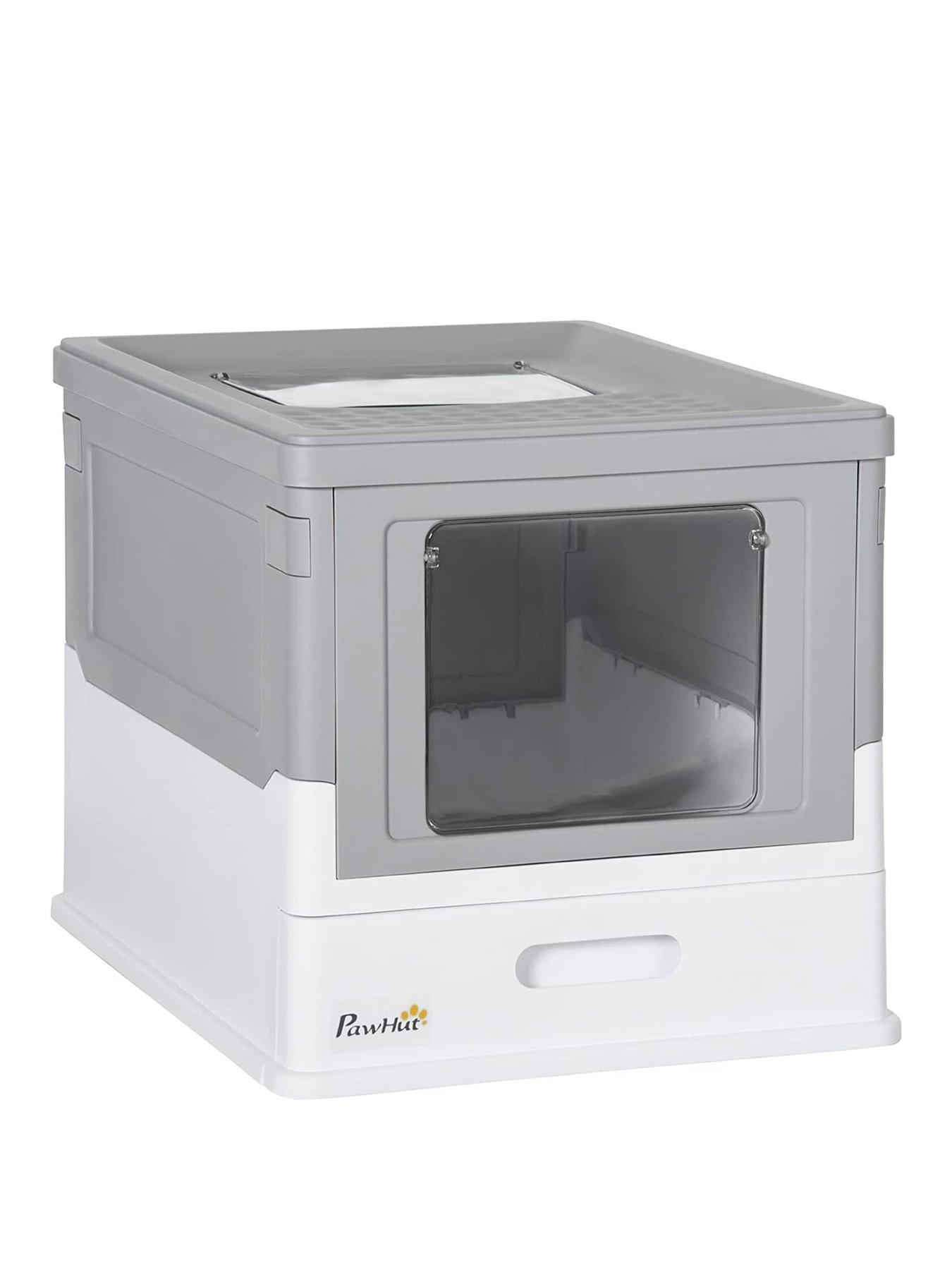 PawHut Hooded Cat Litter - Box Scoop Included