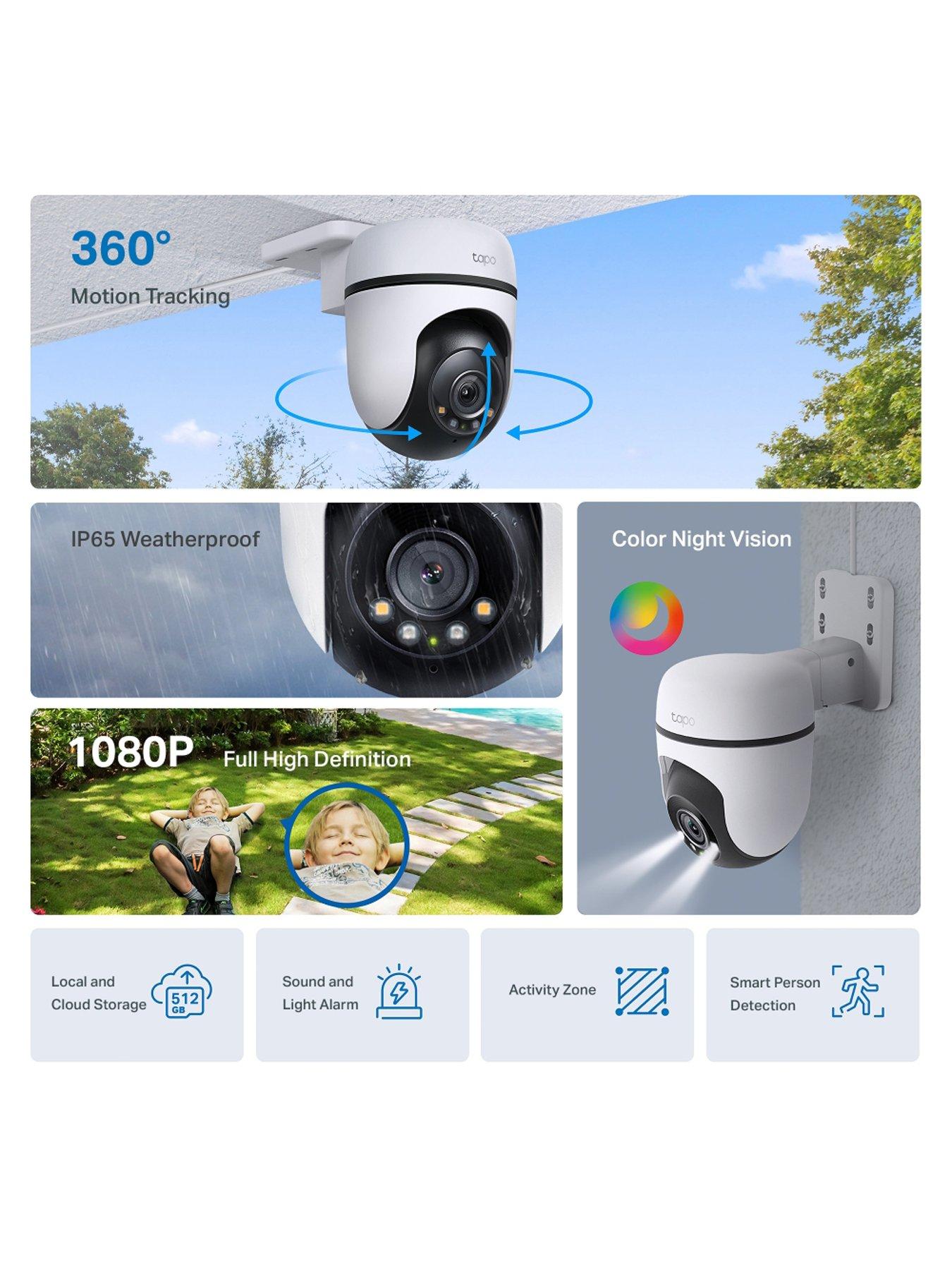 Image 2 of 7 of TP Link Tapo C500 HD 360&deg; Outdoor Pan &amp; Tilt Camera, No Monthly Fee, Smart Motion Tracking, Night Vision