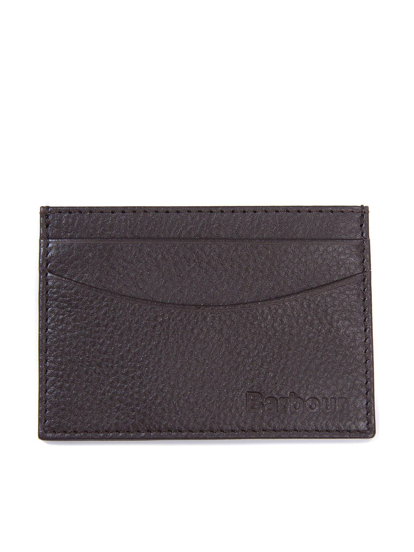 undefined Amble Leather Card Holder - Dark Brown