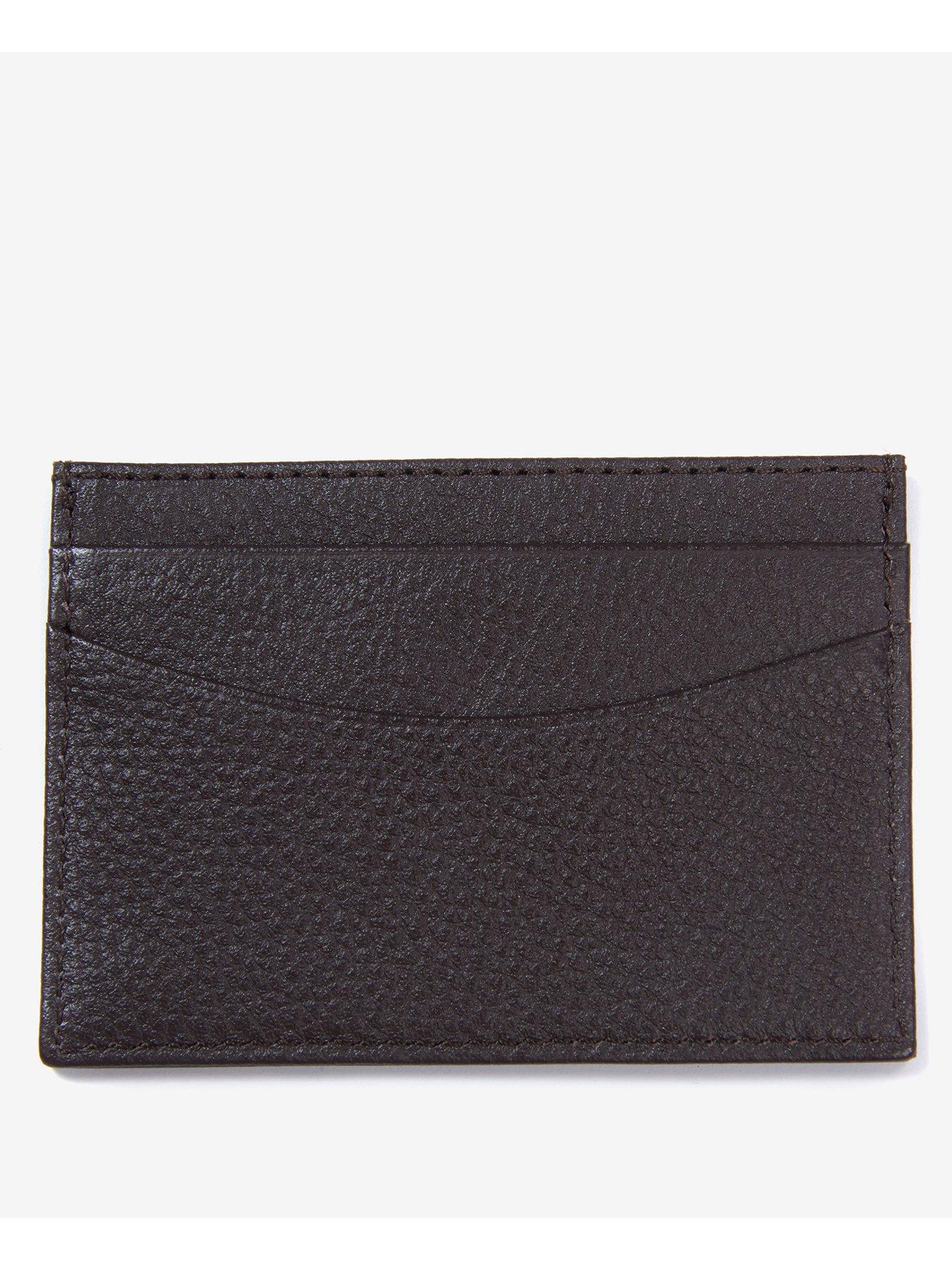 Image 2 of 3 of Barbour Amble Leather Card Holder - Dark Brown