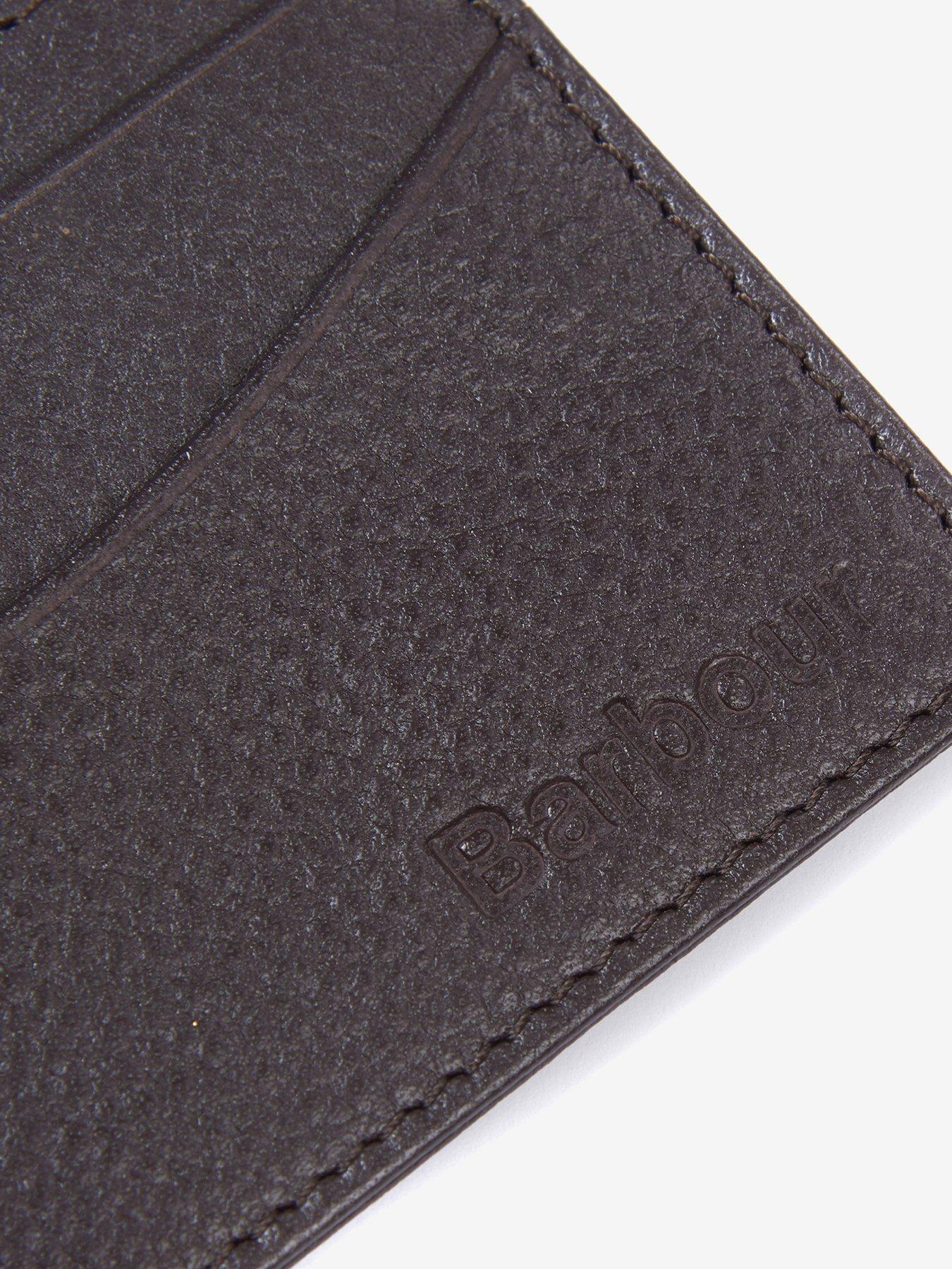 Image 3 of 3 of Barbour Amble Leather Card Holder - Dark Brown