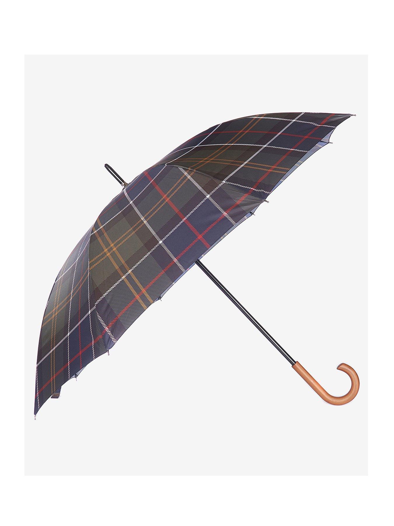 barbour-tartan-walker-umbrella-dark-green