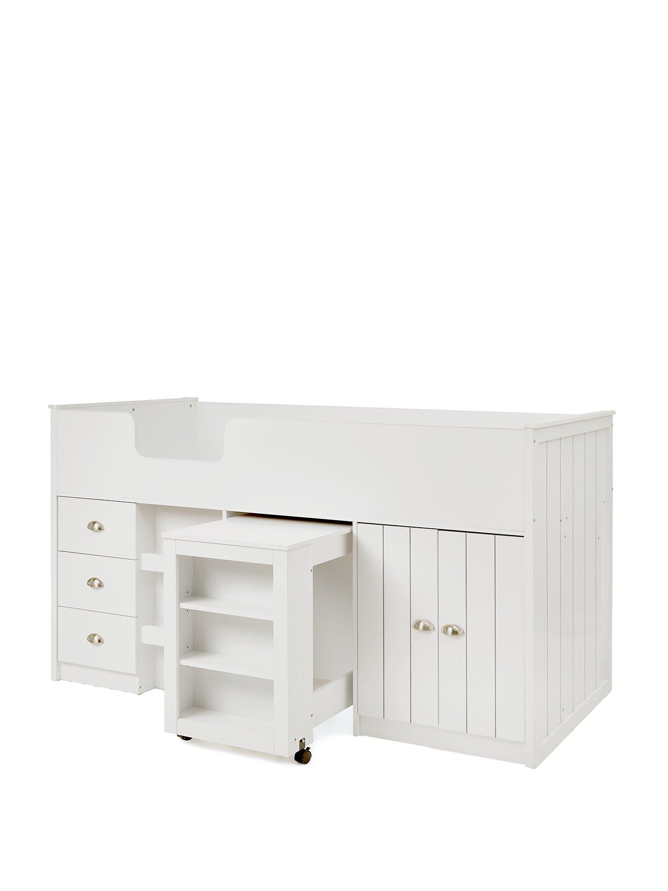 stillFront image of very-home-atlanta-mid-sleeper-bed-with-storage-and-pull-out-desk-white