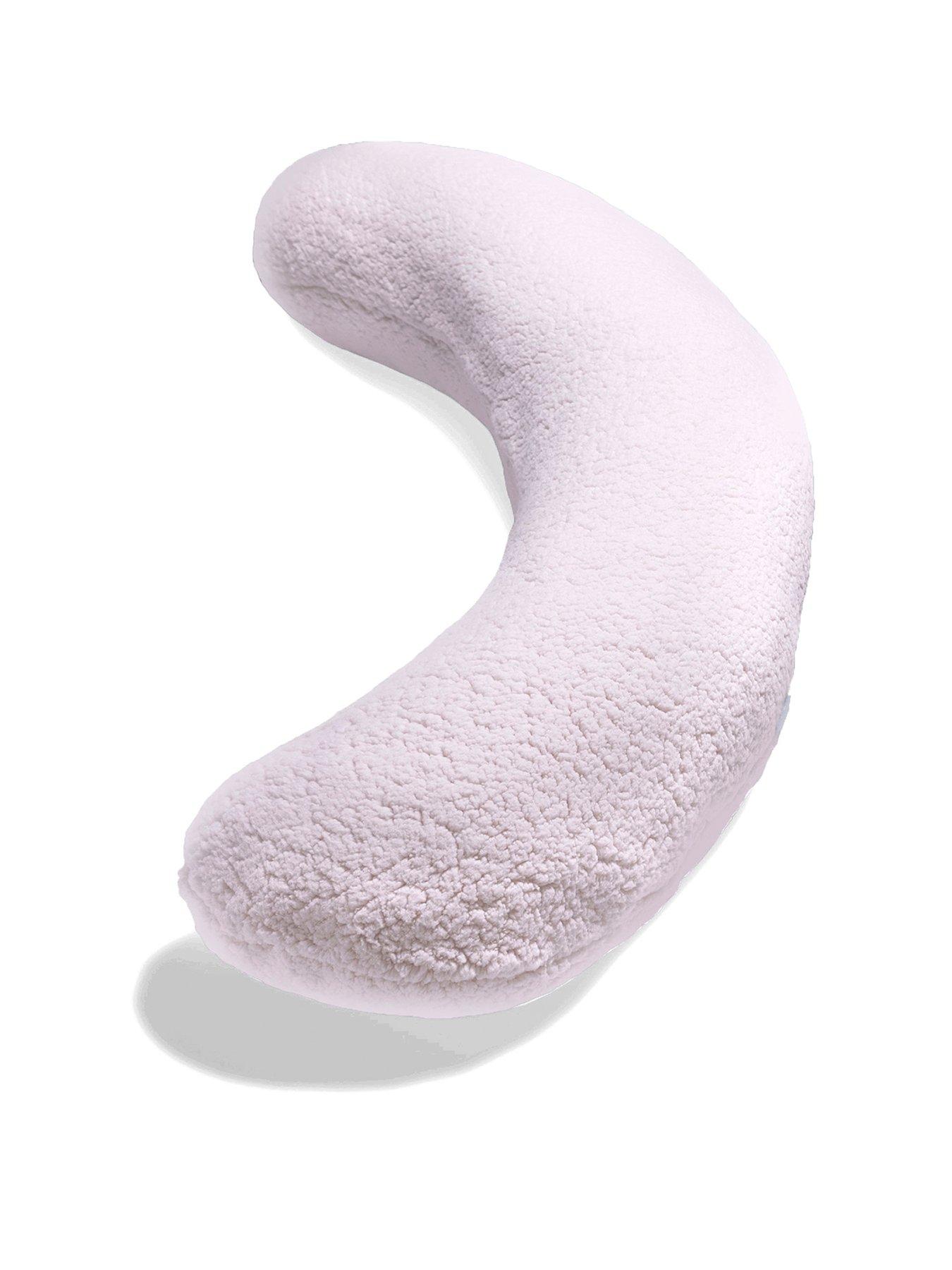  image of kally-sleep-kally-fleece-body-pillow-pink