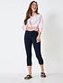  image of crew-clothing-cropped-jean-navy