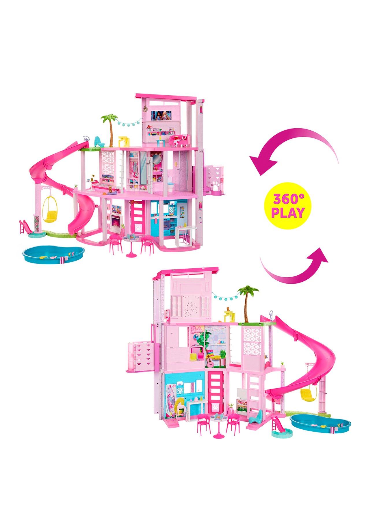 Image 3 of 8 of Barbie DreamHouse Doll Playset, Slide and Accessories