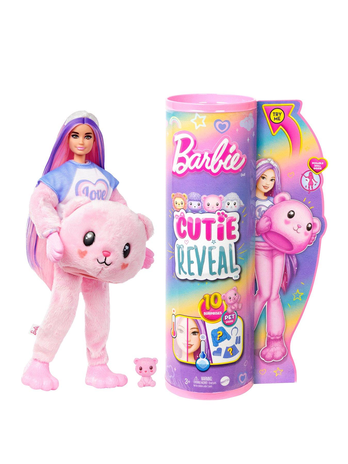 Barbie Cutie Reveal - Cozy Cute Tees Teddy Bear Doll