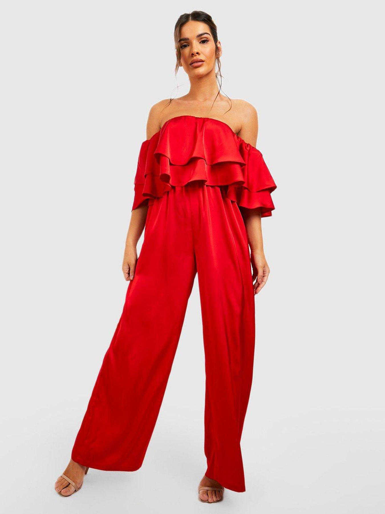 Littlewoods store red jumpsuit