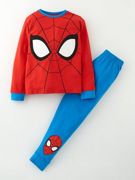spiderman-long-sleeve-pyjamas-red