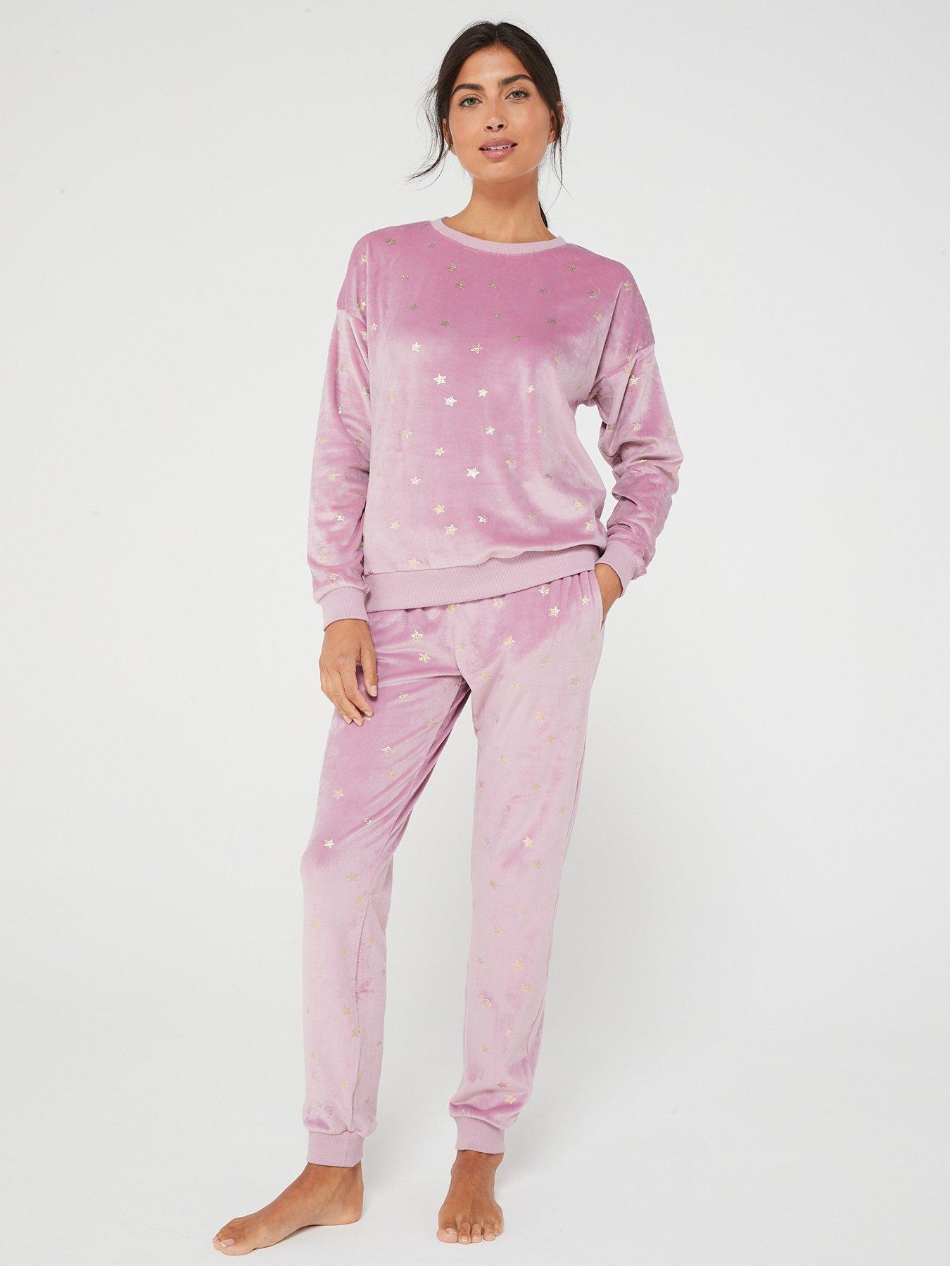 v-by-very-gold-foil-longline-top-and-legging-set