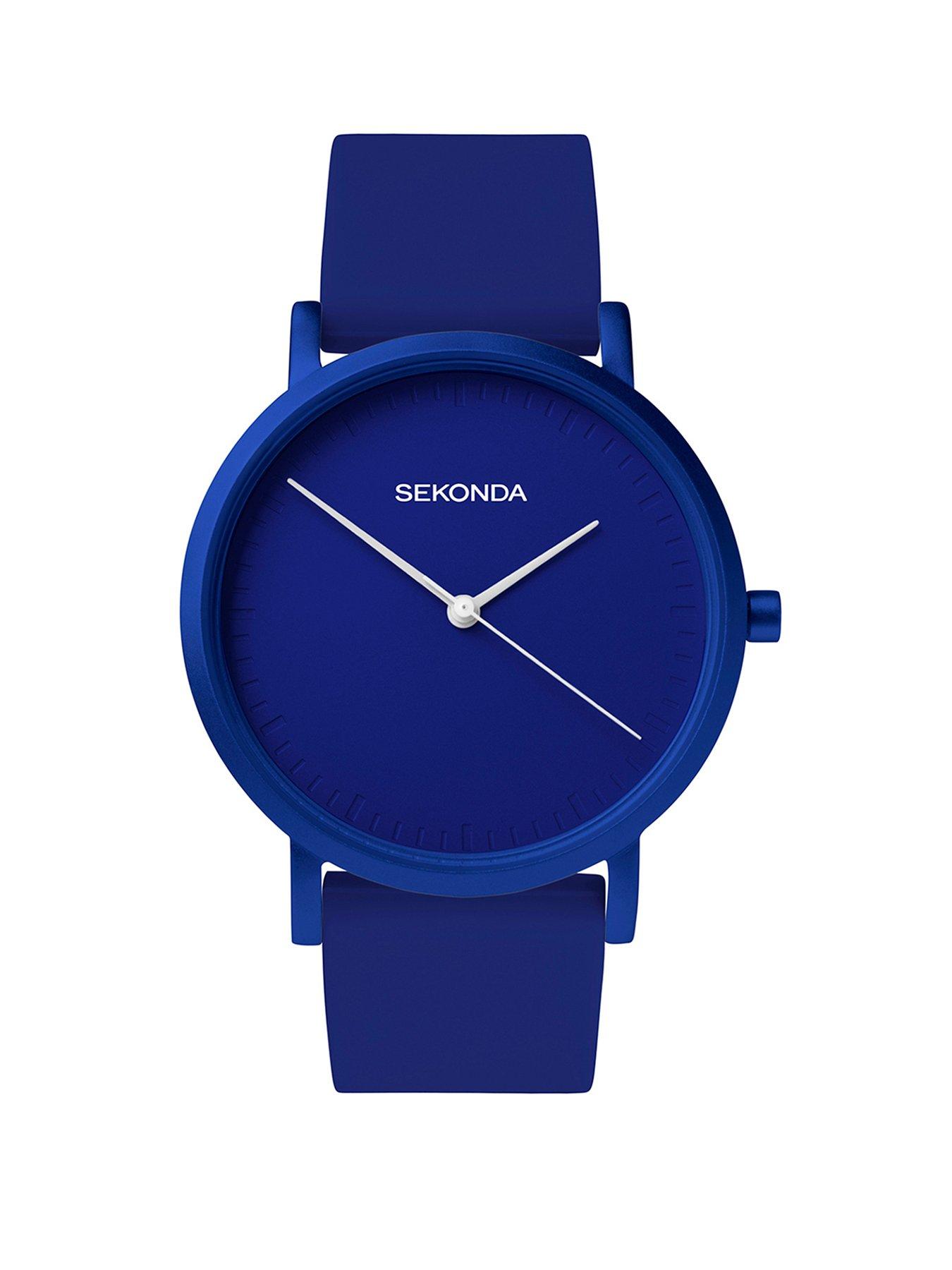 Sekonda Womens Dark Blue Silicone Strap Analogue Watch