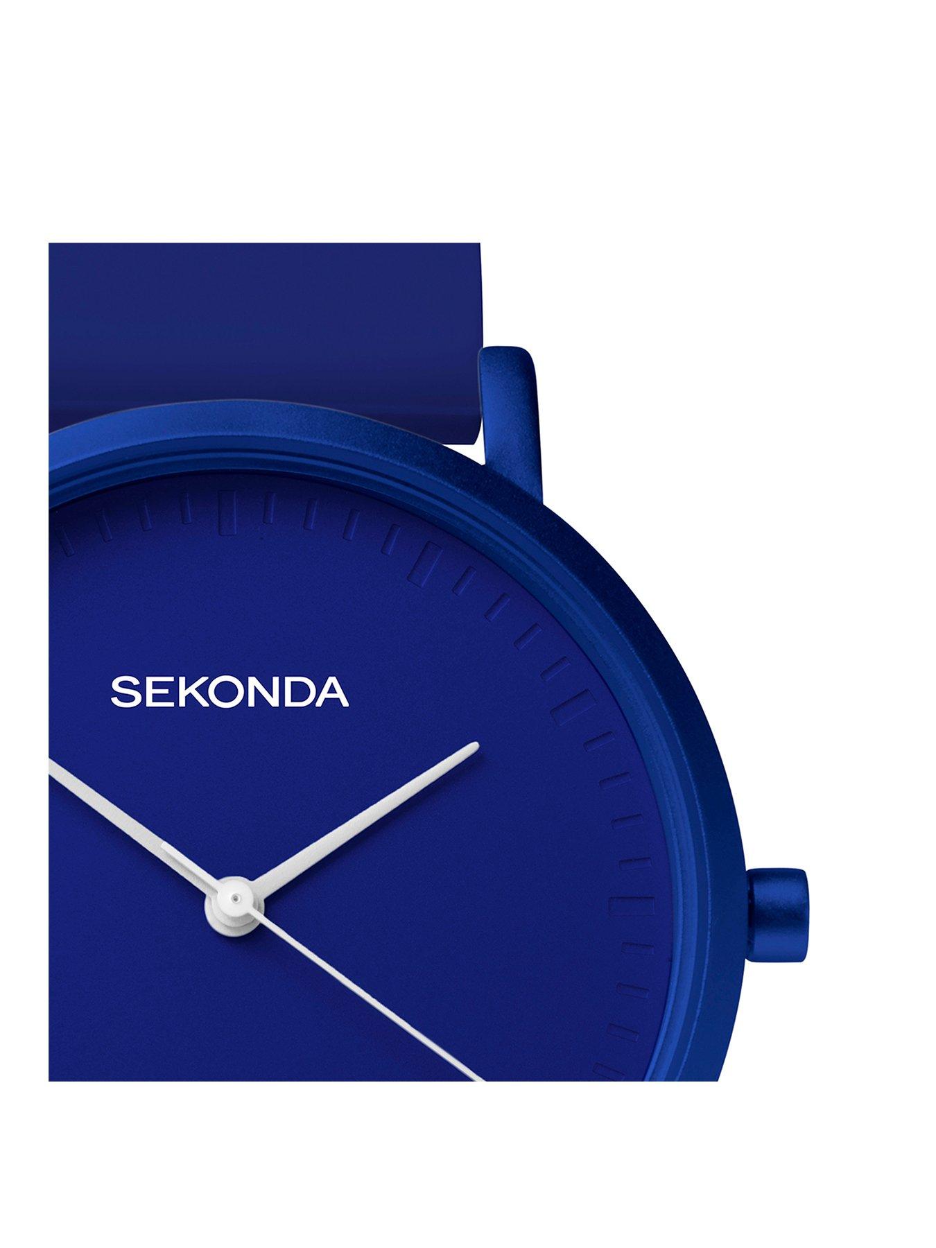 Sekonda Womens Dark Blue Silicone Strap Analogue Watch