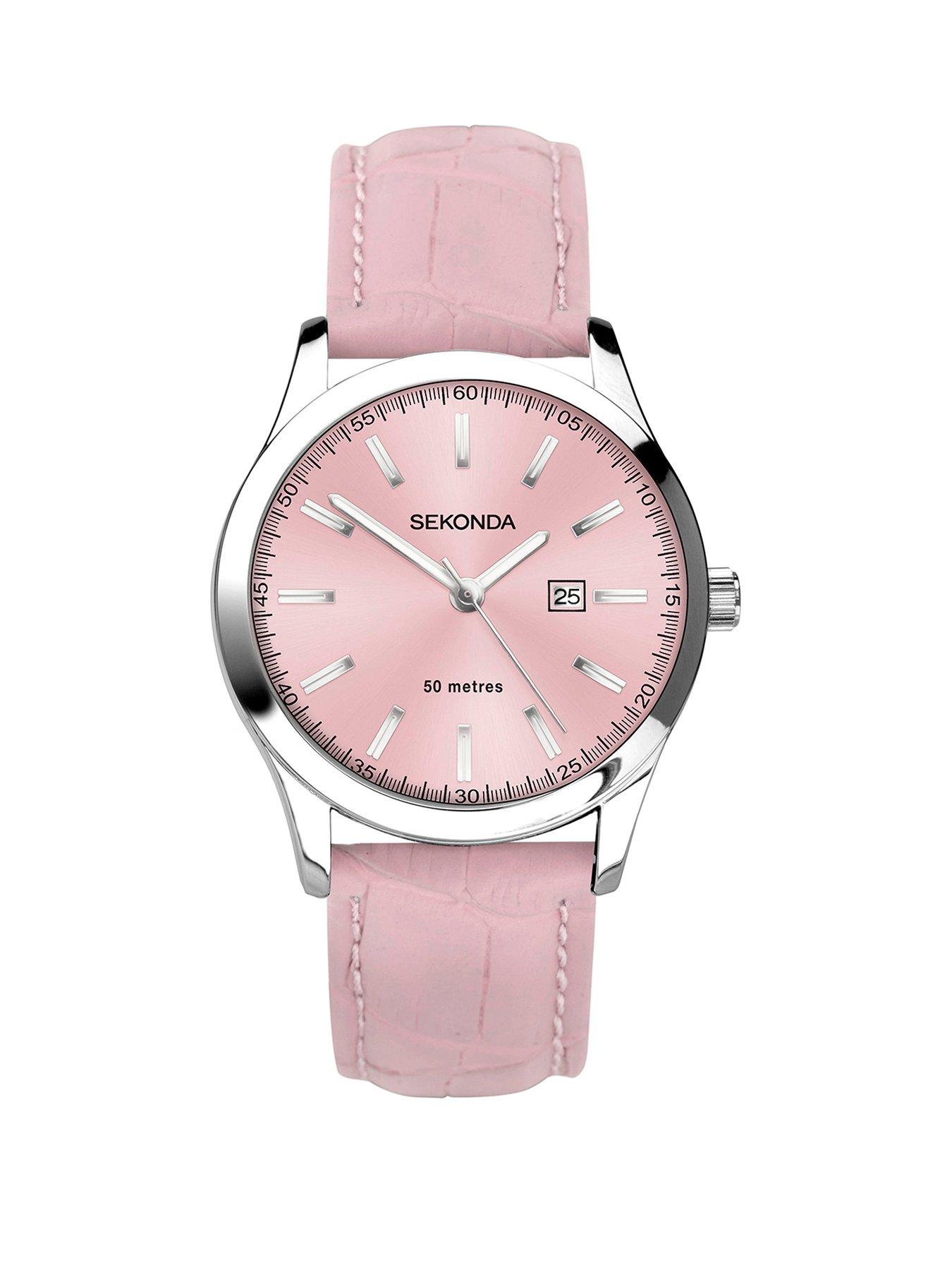 Sekonda Womens Taylor Light Pink Strap with Light Pink Dial Analogue Watch