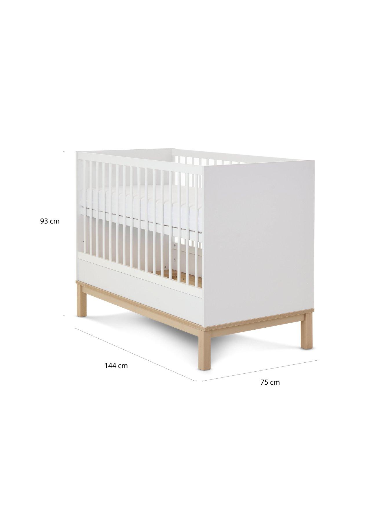  image of obaby-astrid-cot-bed-white