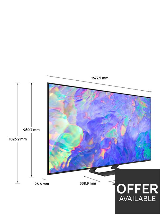 stillFront image of samsung-ue75cu8500-75-inch-crystalnbsp4k-ultra-hd-smart-tv