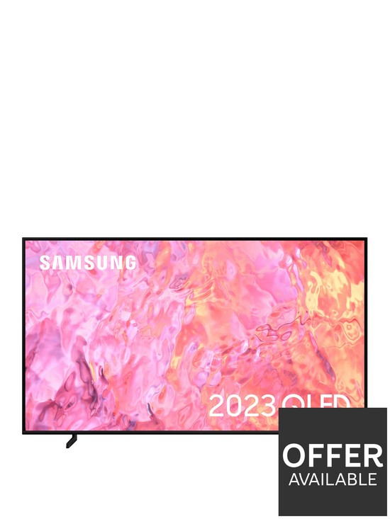 front image of samsung-qe50q60c-50-inch-qled-4k-hdr-smart-tv