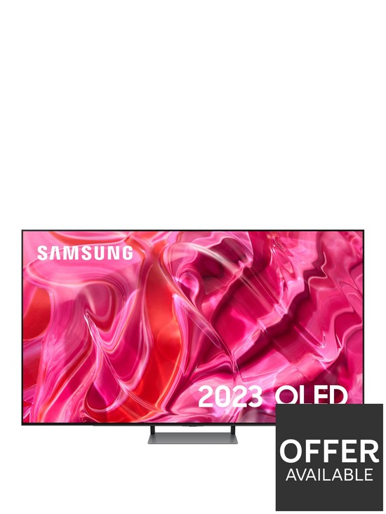 front image of samsung-qe55s92c-55-inch-oled-4k-hdr-smart-tv-with-dolby-atmos