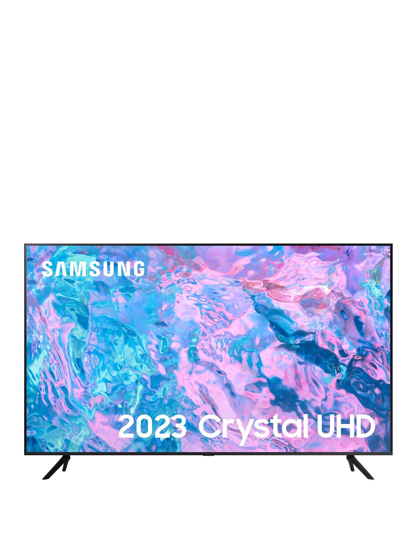 Samsung UE65CU7100 (2023) LED HDR 4K Ultra HD Smart TV, 65 inch with  TVPlus, Black