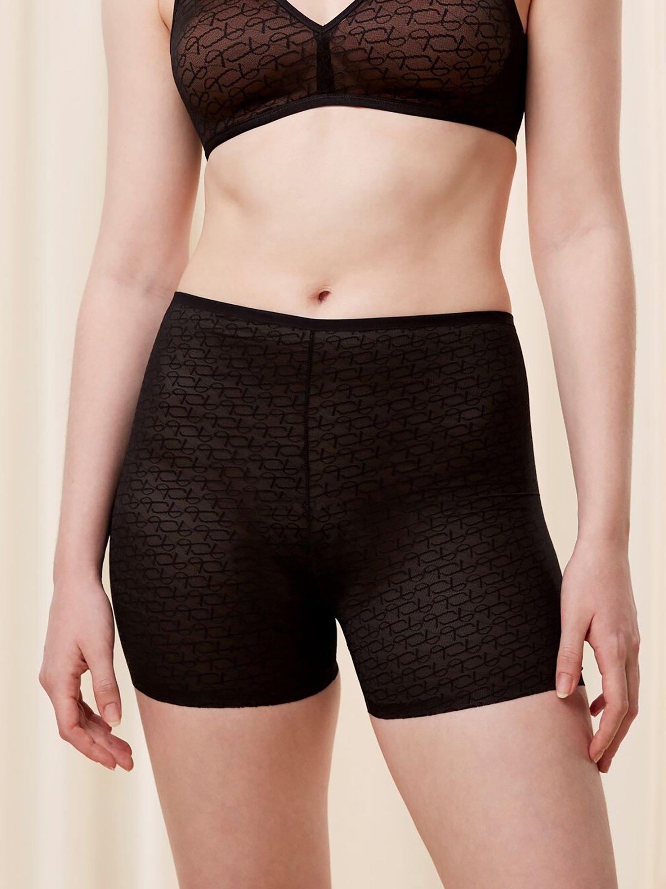 undefined Signature Sheer Short - Black